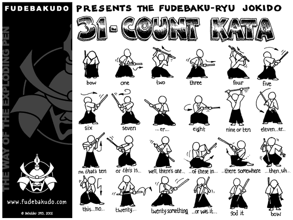 Fudebakudo: Jokido 31 Count Kata